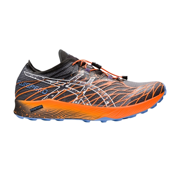 Men's Trail Running Shoes Asics FujiSpeed  Black/White 1011B330001