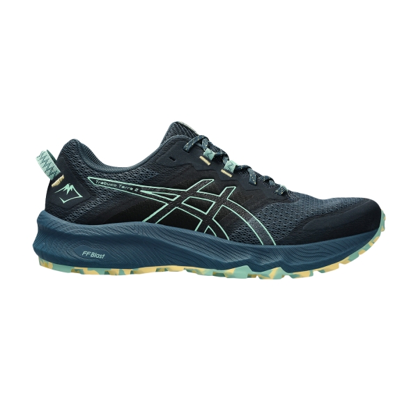 Men's Trail Running Shoes Asics Trabuco Terra 2  Magnetic Blue/Dark Mint 1011B607401