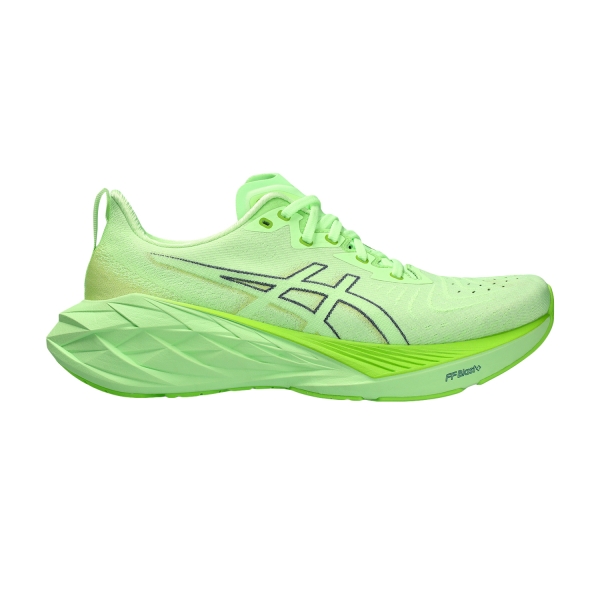 Men's Performance Running Shoes Asics Novablast 4  Illuminate Green/Lime Burst 1011B693300