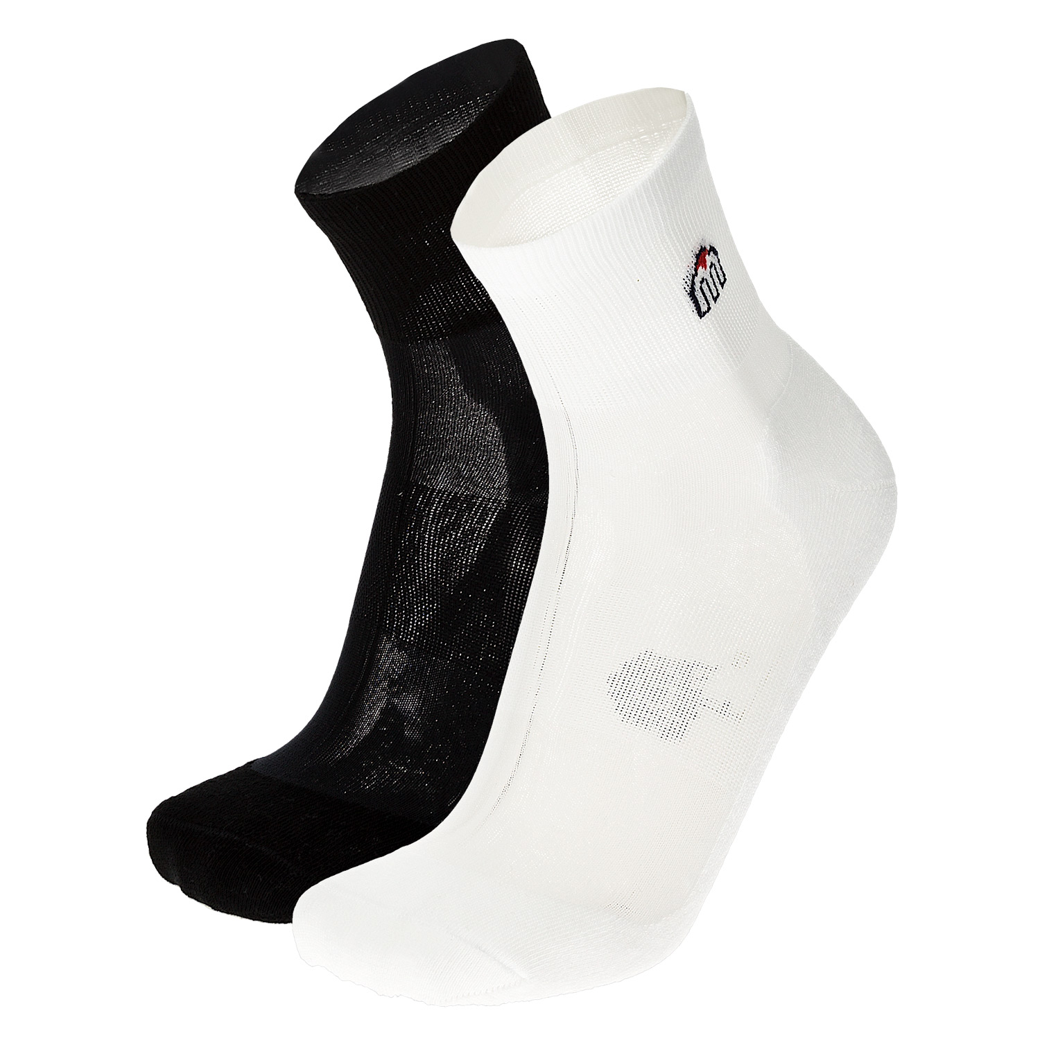 Mico Extra Dry x 2 Socks - Bianco/Nero