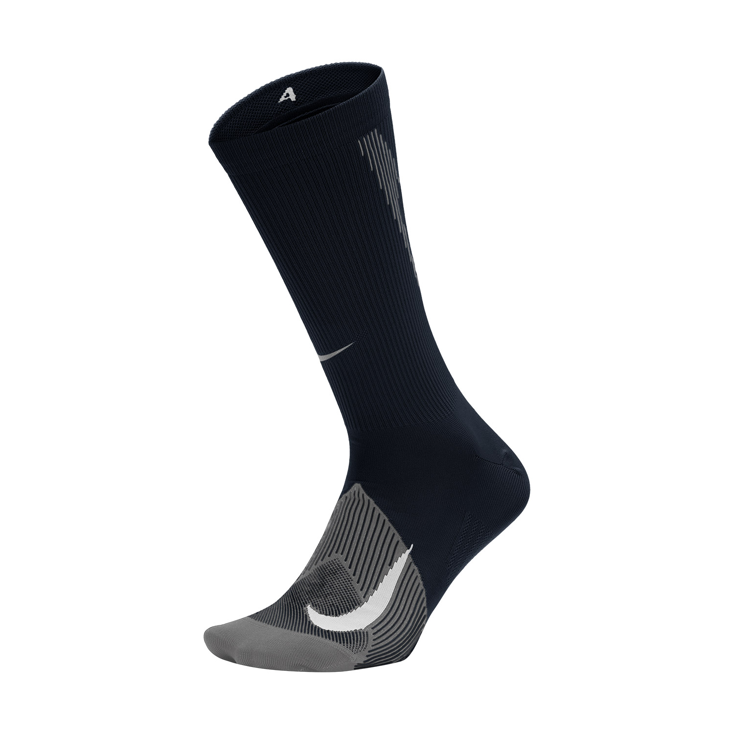 nike running socks black