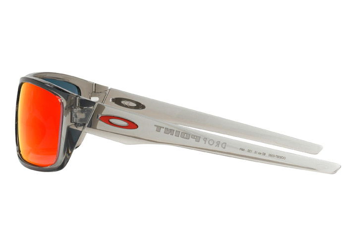 Oakley Drop Point Ruby Iridium/Grey Ink