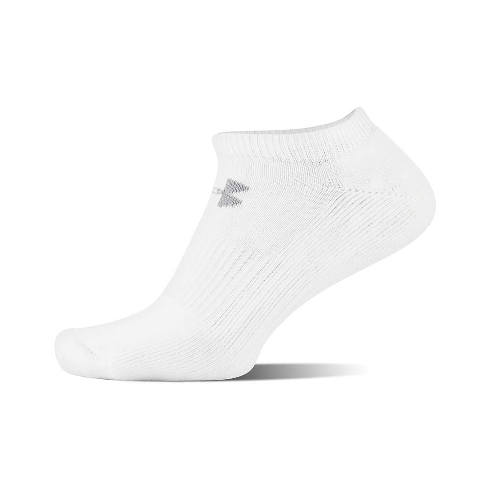 ua charged cotton 2.0 no show socks