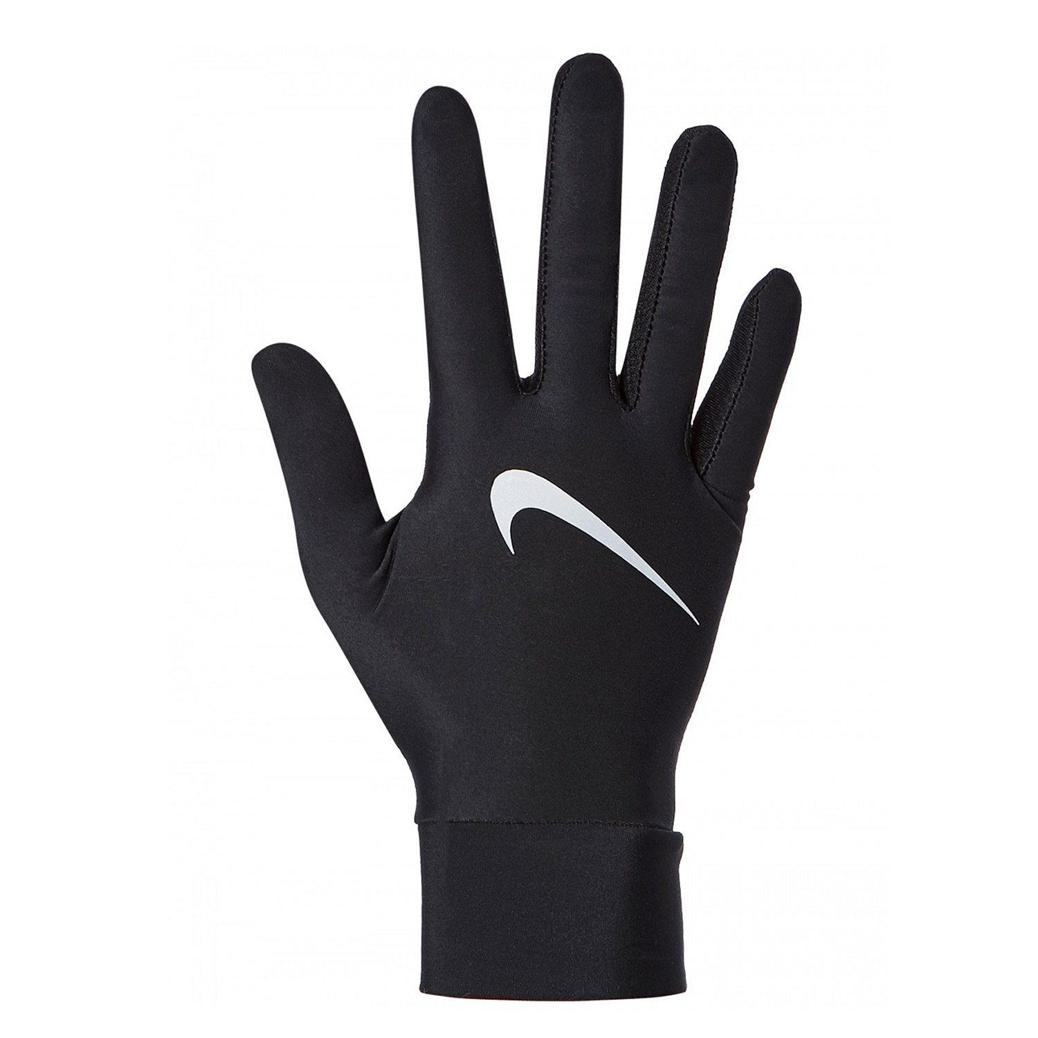 Nike Dry Lightweight Tech Guanti da Running - Black/Silver