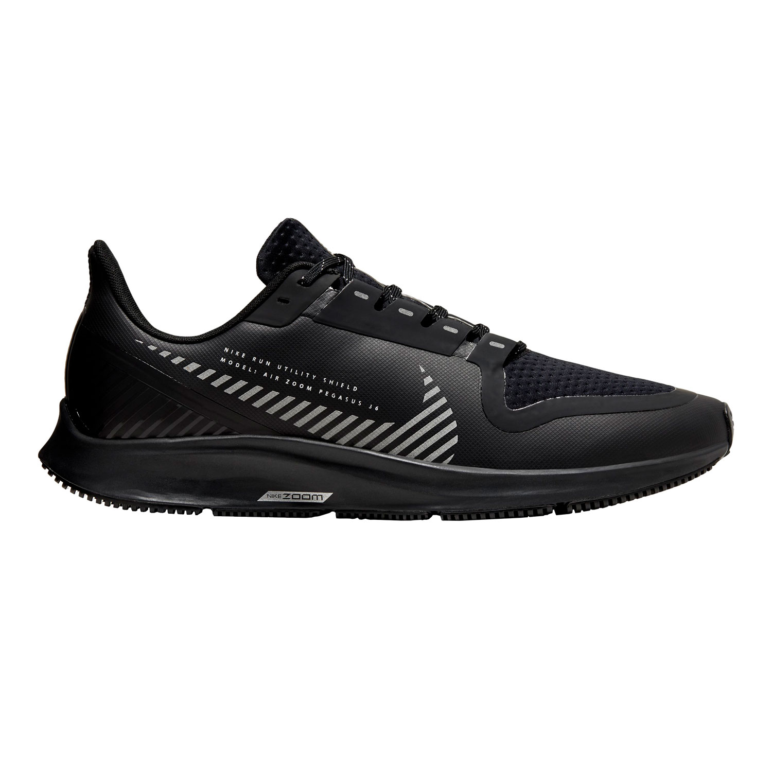 Nike Pegasus 36 Shield Scarpe da Running Uomo - Black