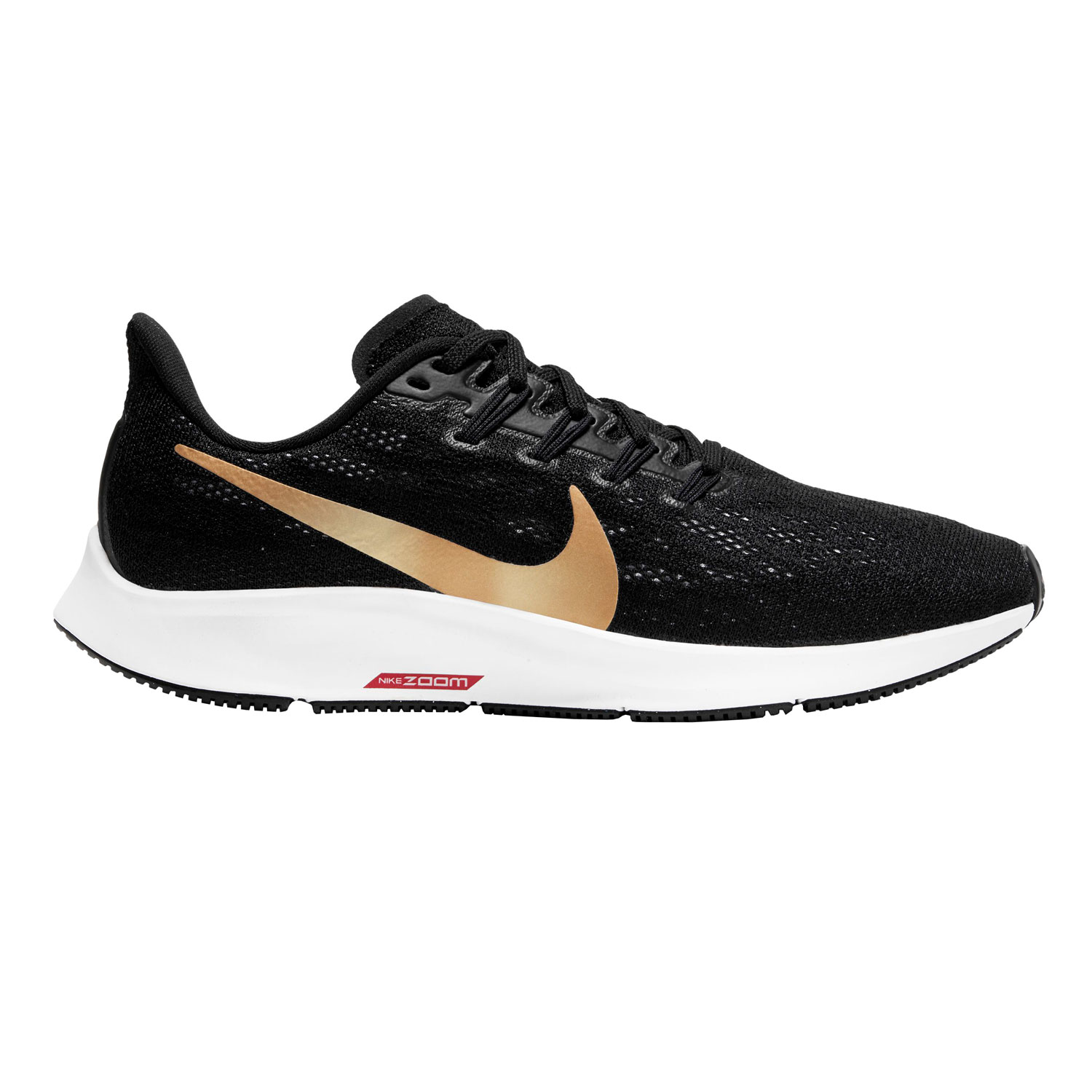 nike pegasus gold black