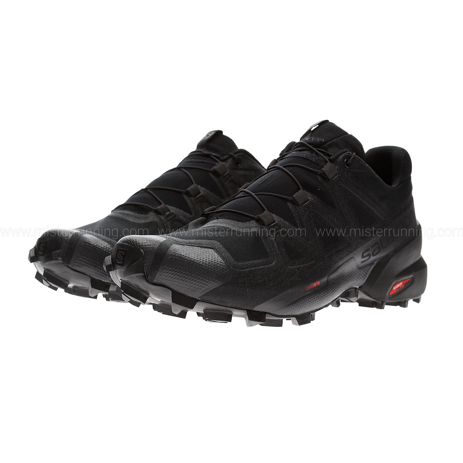 Salomon Speedcross 5 Wide Scarpe Trail Uomo - Black/Phantom