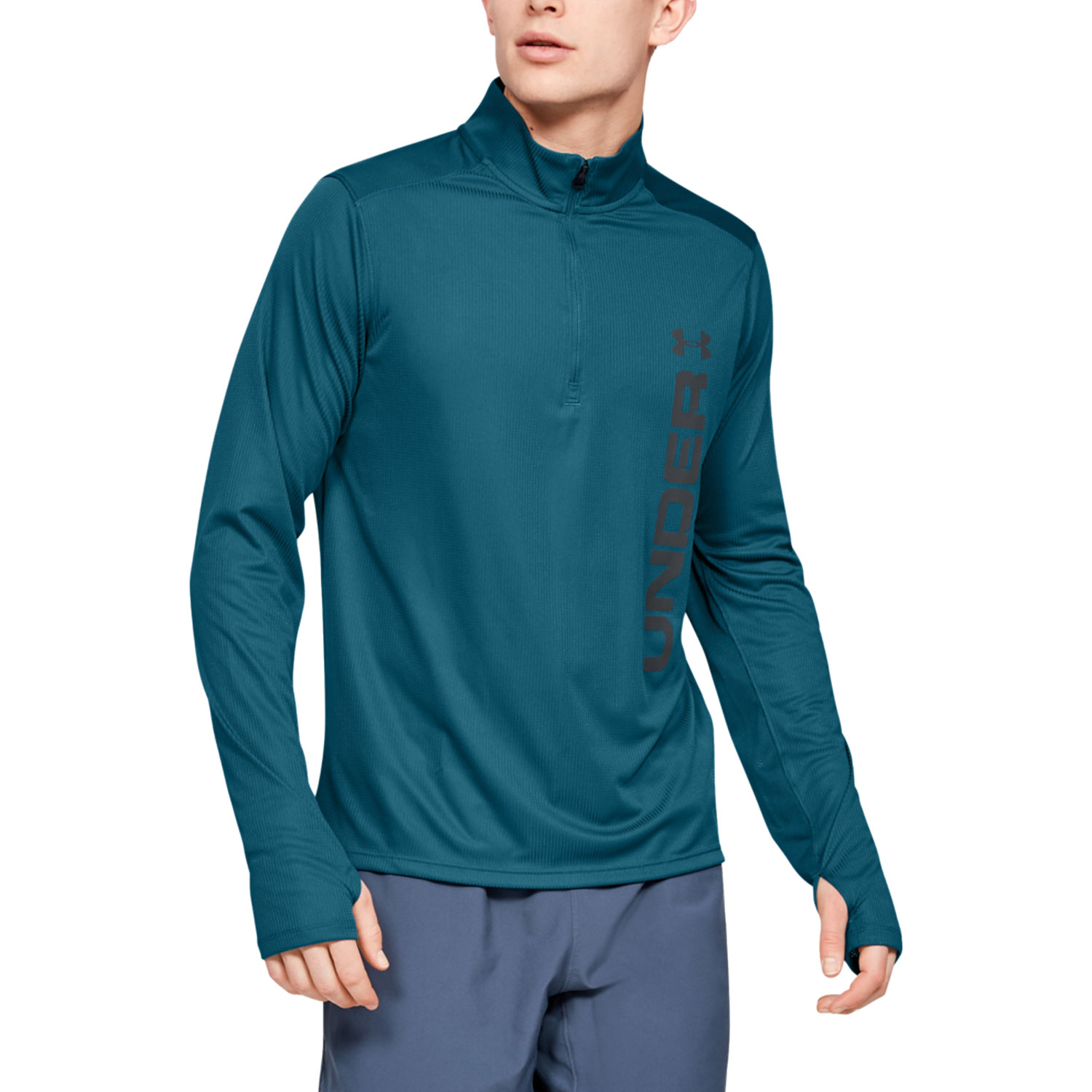 teal under armour shirt