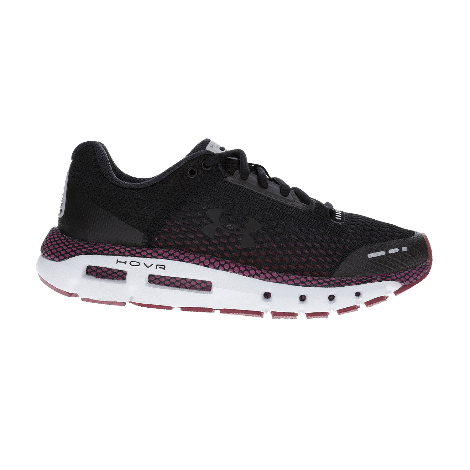 black and purple under armour shoes