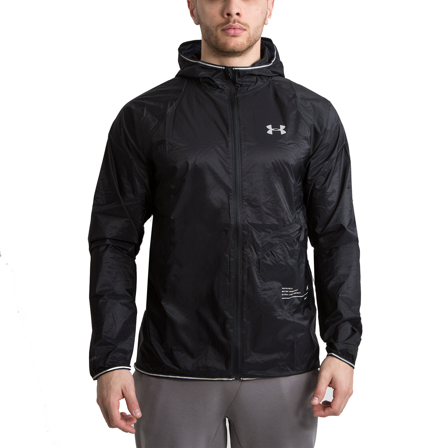 Under Armour Qualifier Storm Giacca Running Uomo - Black