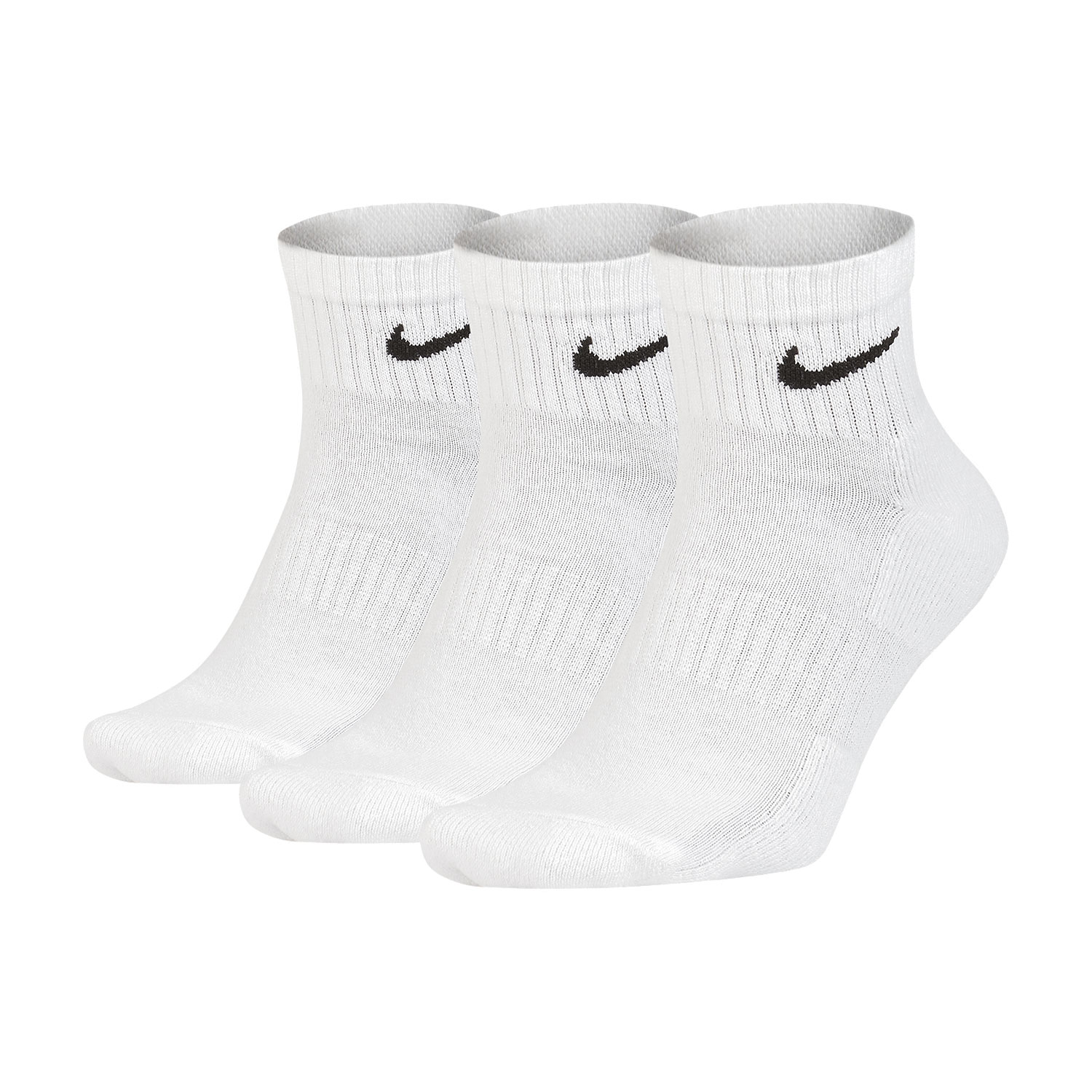 Nike Everyday Cushion x 3 Calze - White/Black