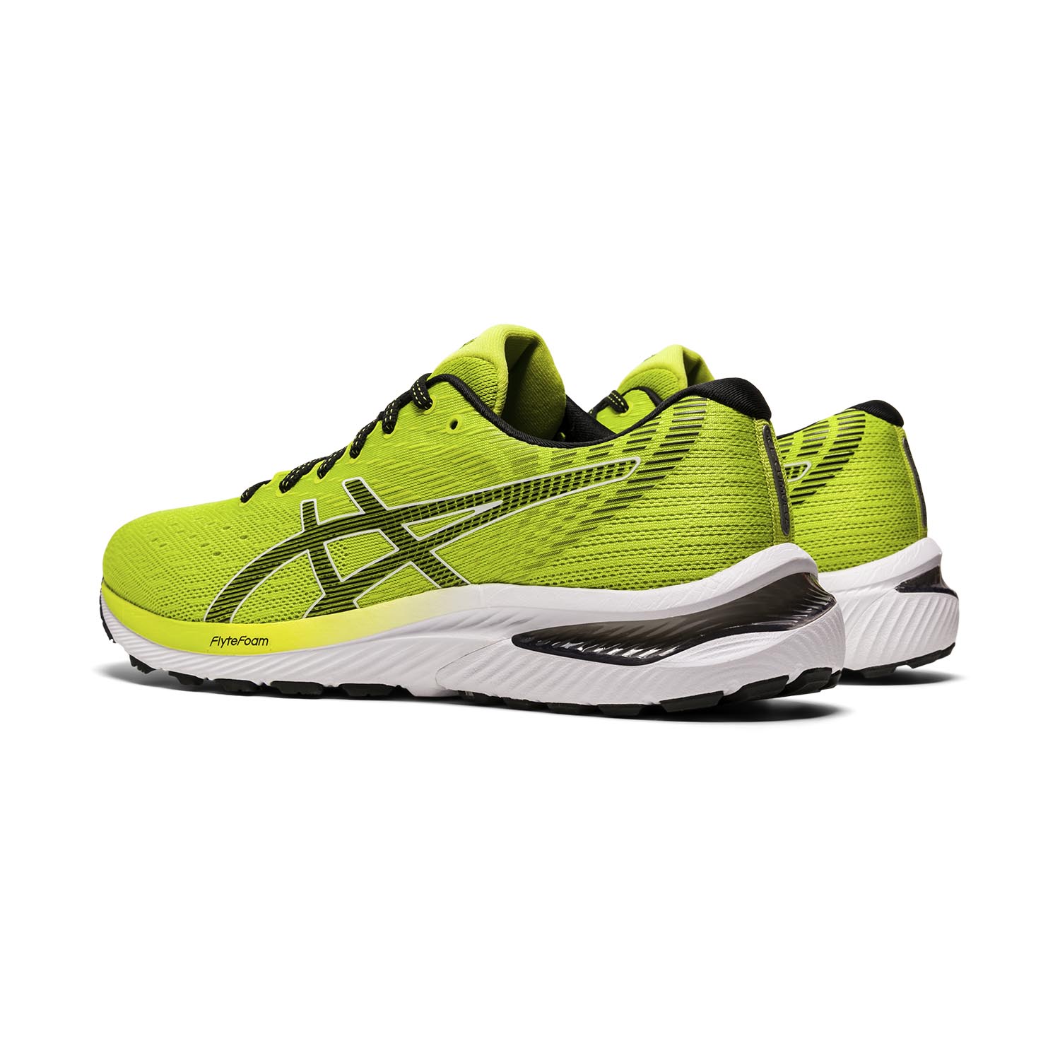 asics lime green running shoes