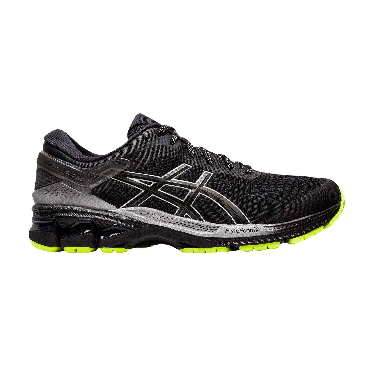 mens black asics running shoes