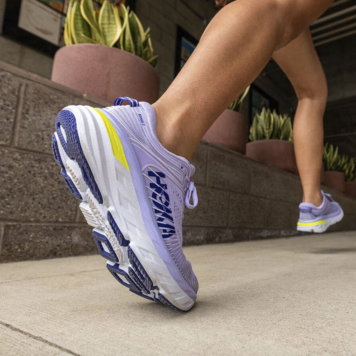 hoka one one bondi 7 purple