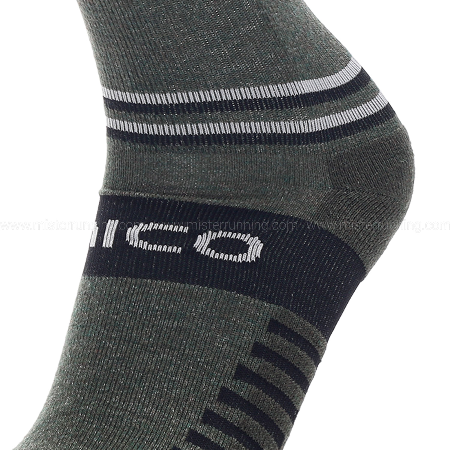 Mico Natural Tencel Medium Weight Socks - Verde Melange