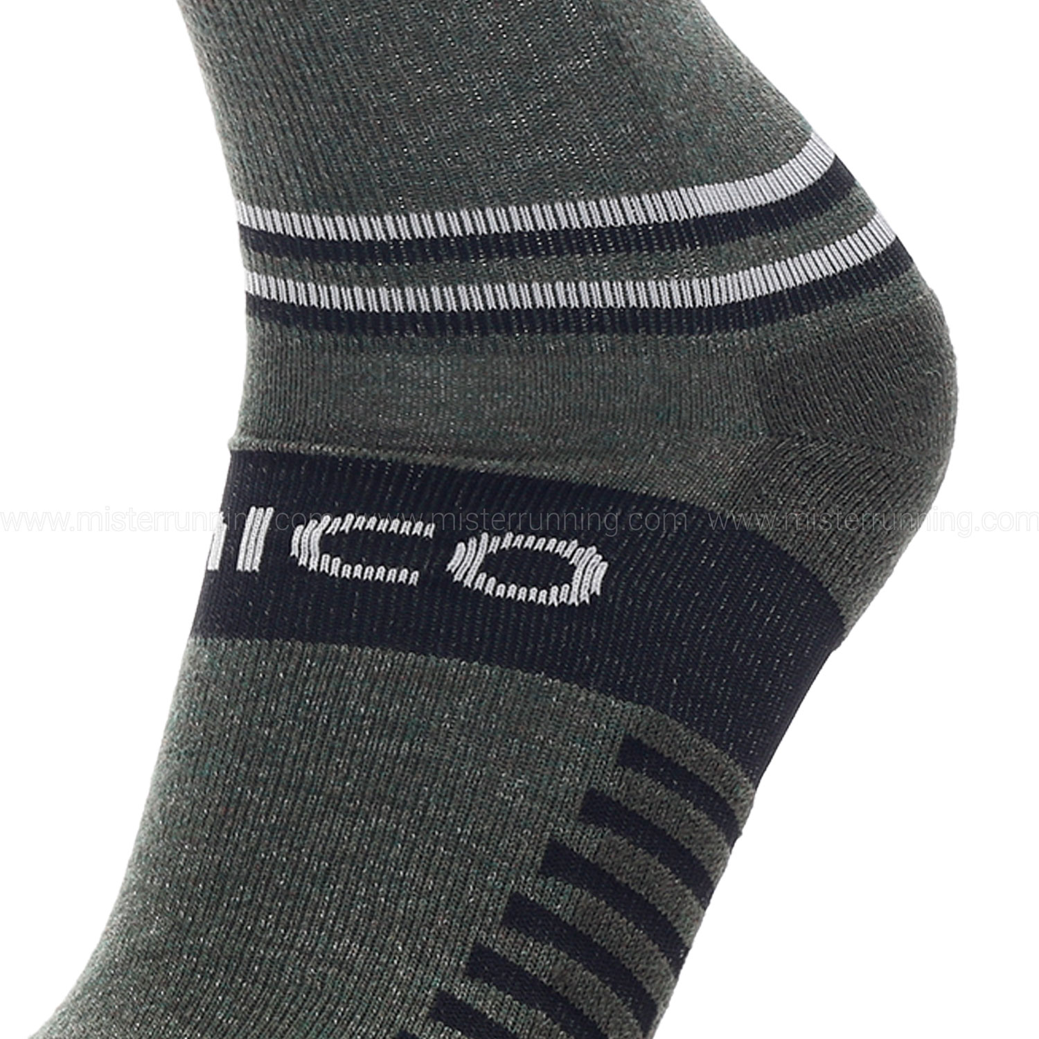 Mico Natural Tencel Medium Weight Calcetines - Verde Melange