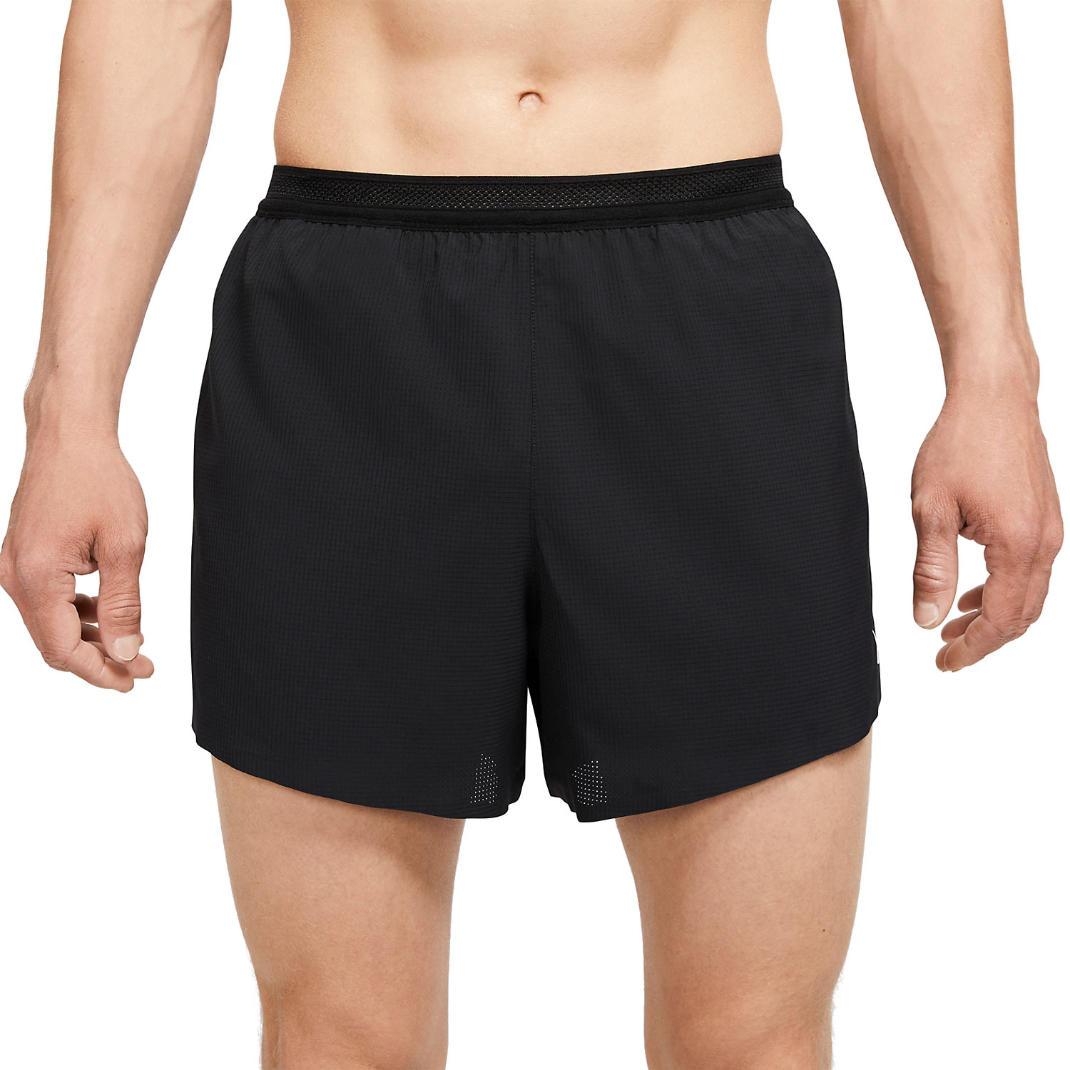 Nike Aeroswift 4in Shorts - Black/White