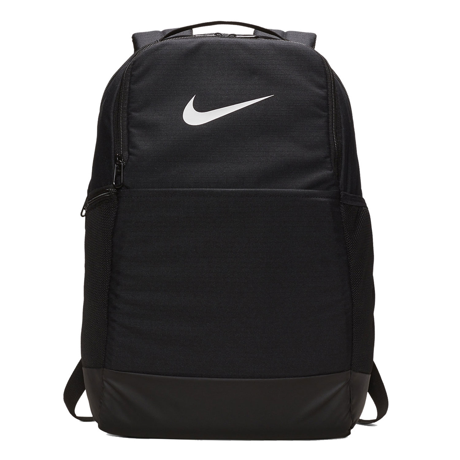 nike logo backpack in black