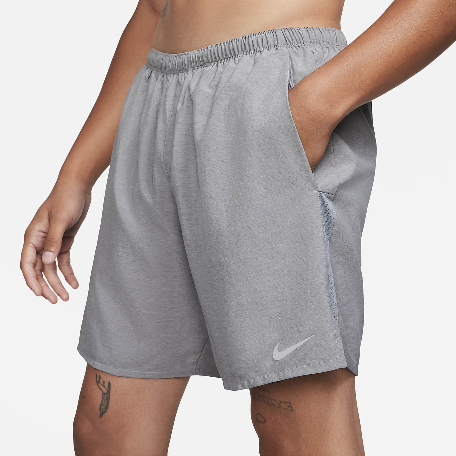 Nike Challenger 7in Men's Running Shorts - Smoke Gray