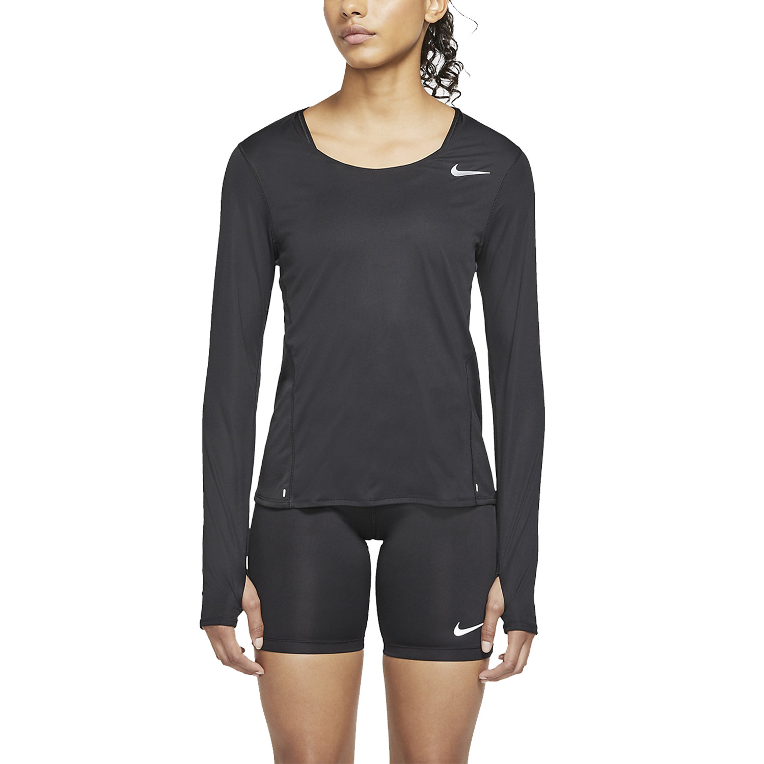 nike city sleek long sleeve running top