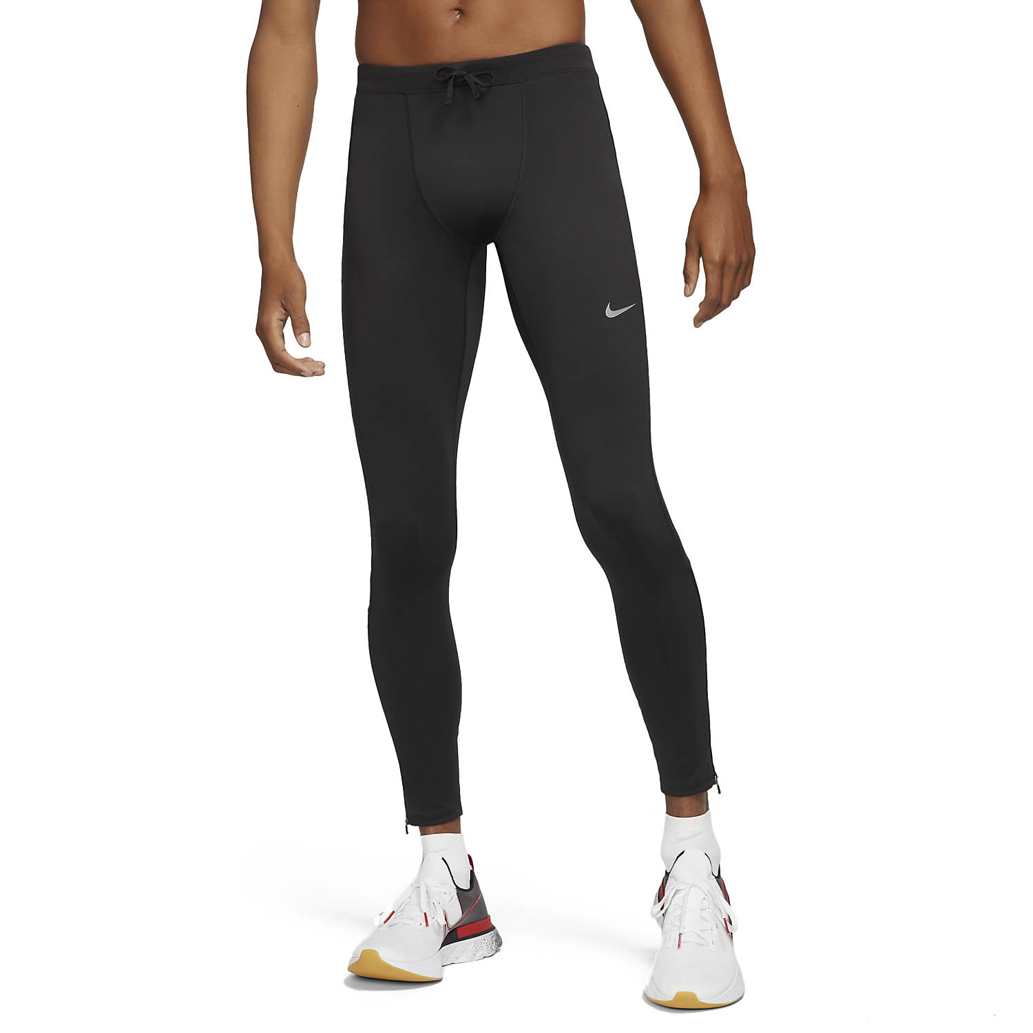 Nike Dri-FIT Essential Tights - Black/Reflective Silver