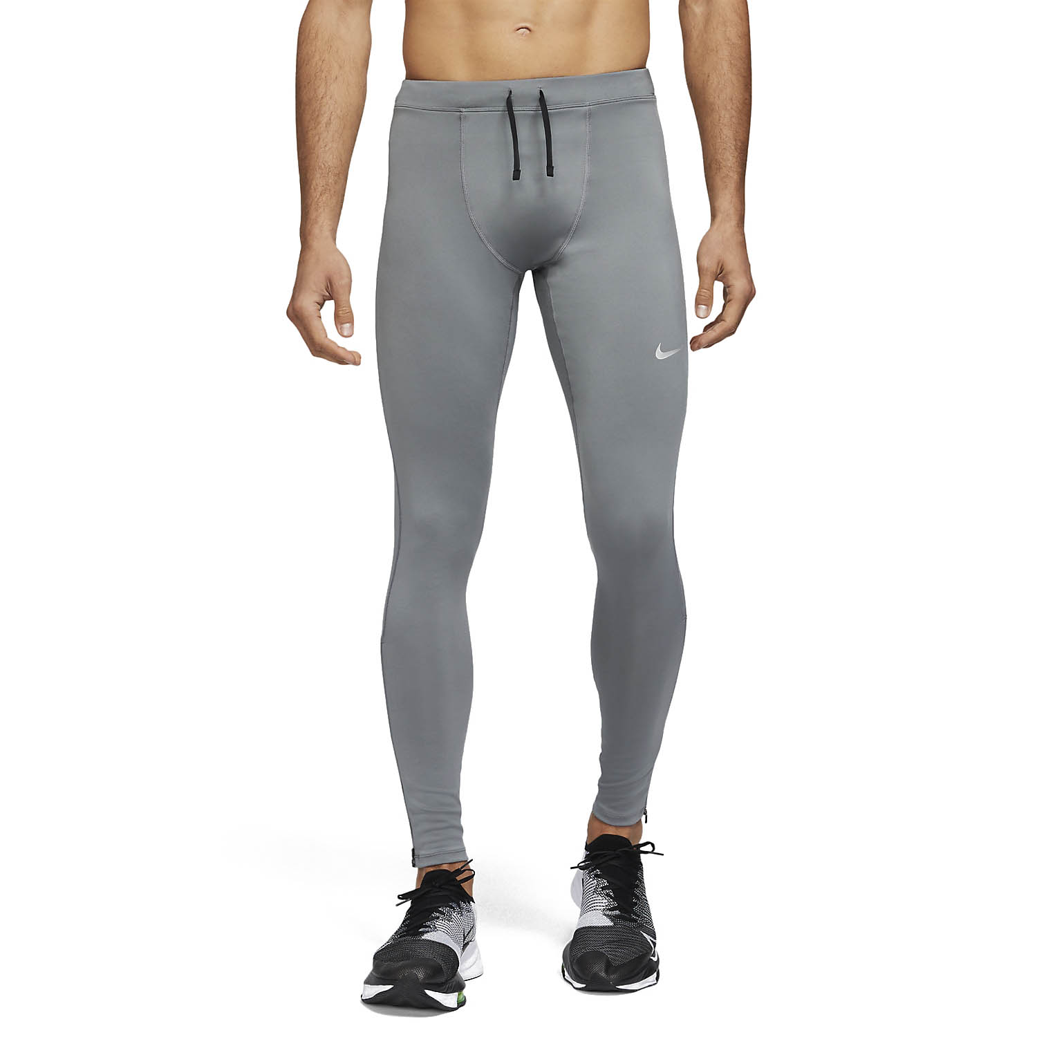 Nike Dri-FIT Essential Tights - Smoke Grey/Reflective Silver