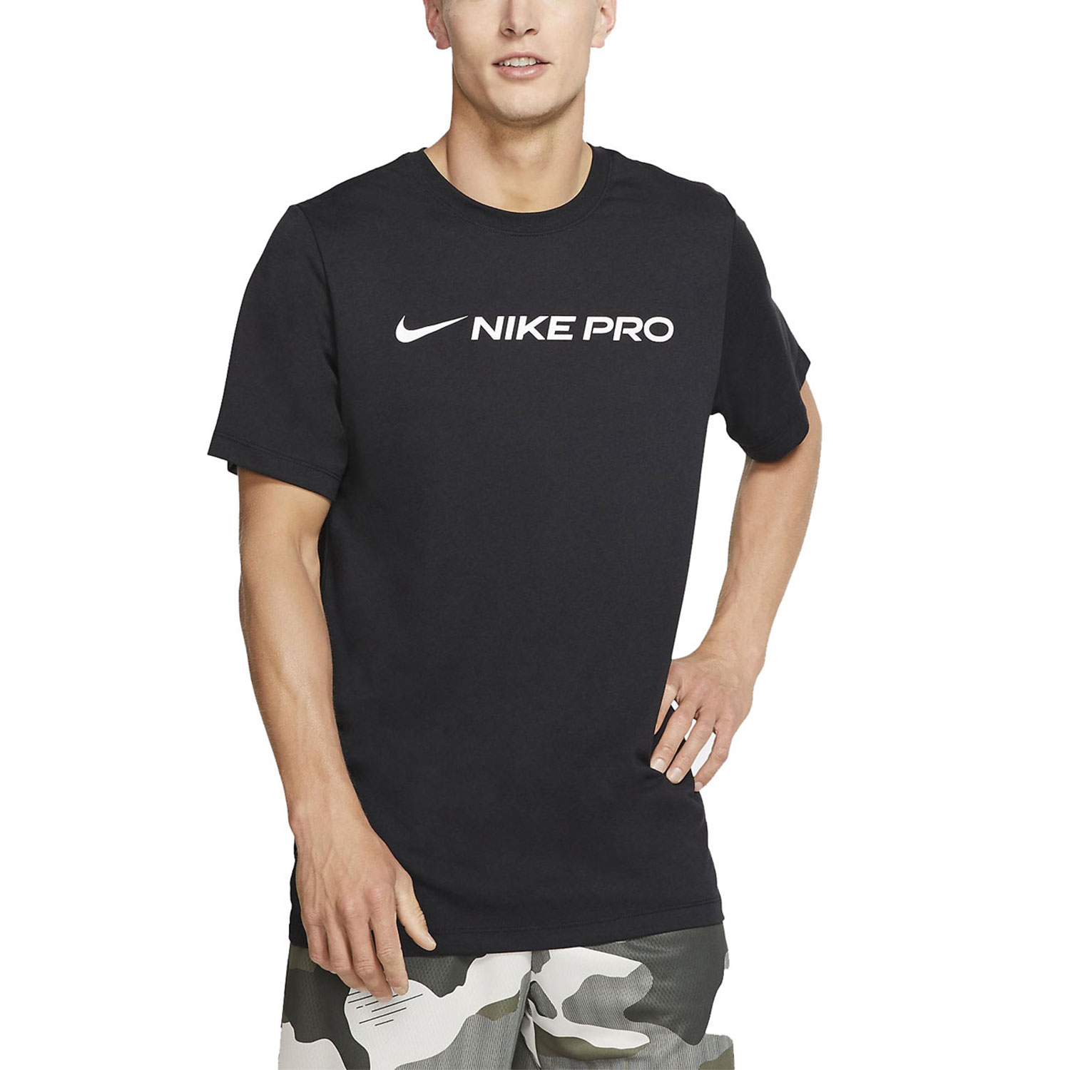 Nike Pro Dry Maglietta da Allenamento Uomo - Black