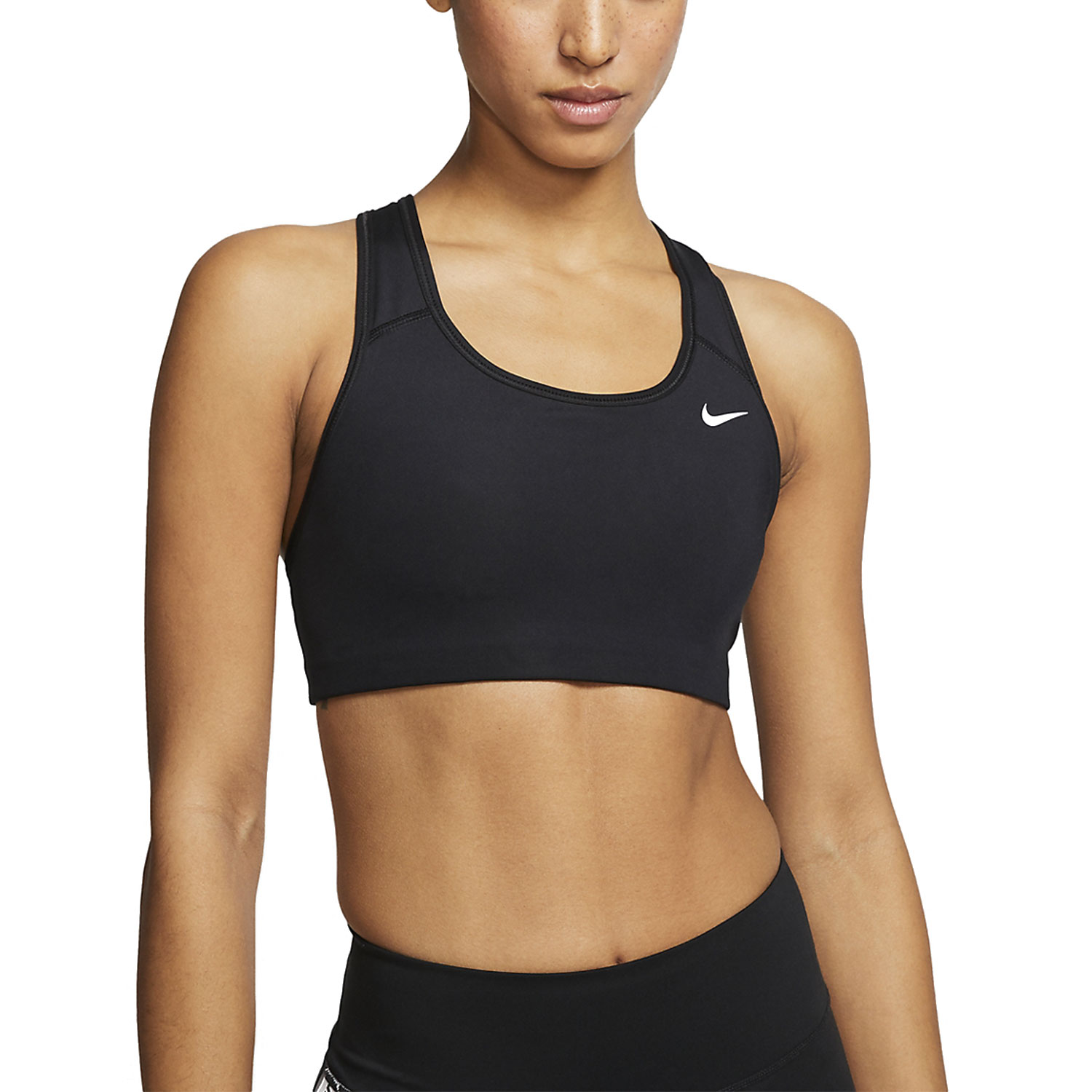 nike dri fit sports bra black