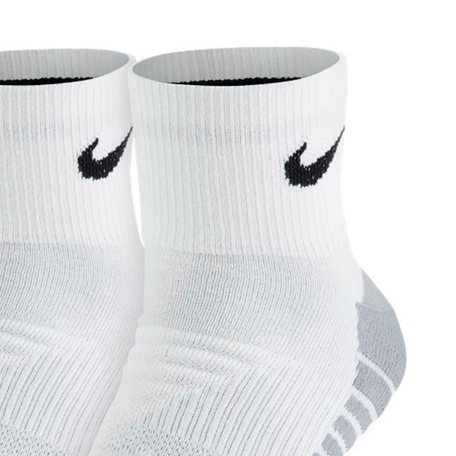 Nike Dry Cushion x 3 Socks - White/Wolf Grey/Black