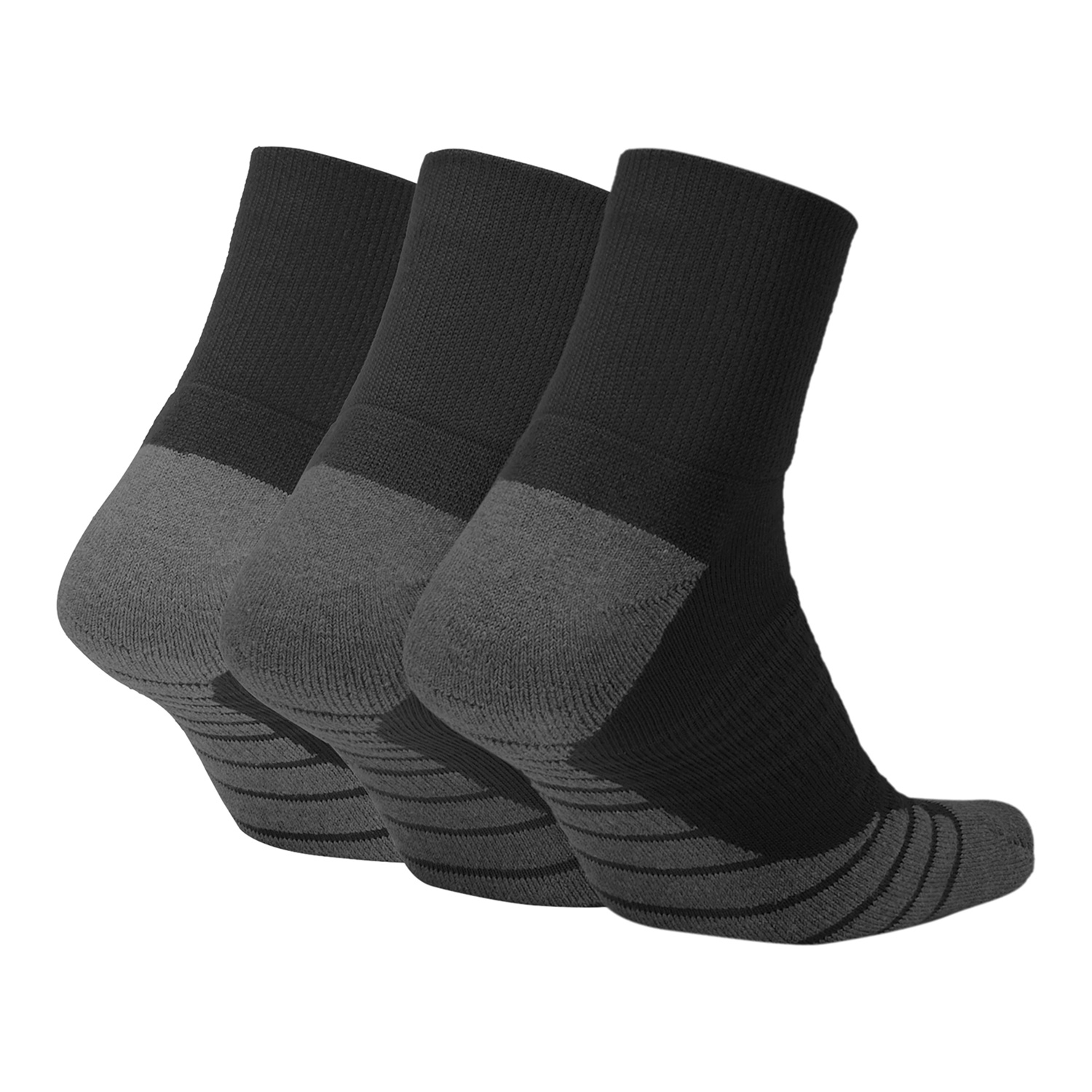 Nike Dry Cushion x 3 Socks - Black/Anthracite/White