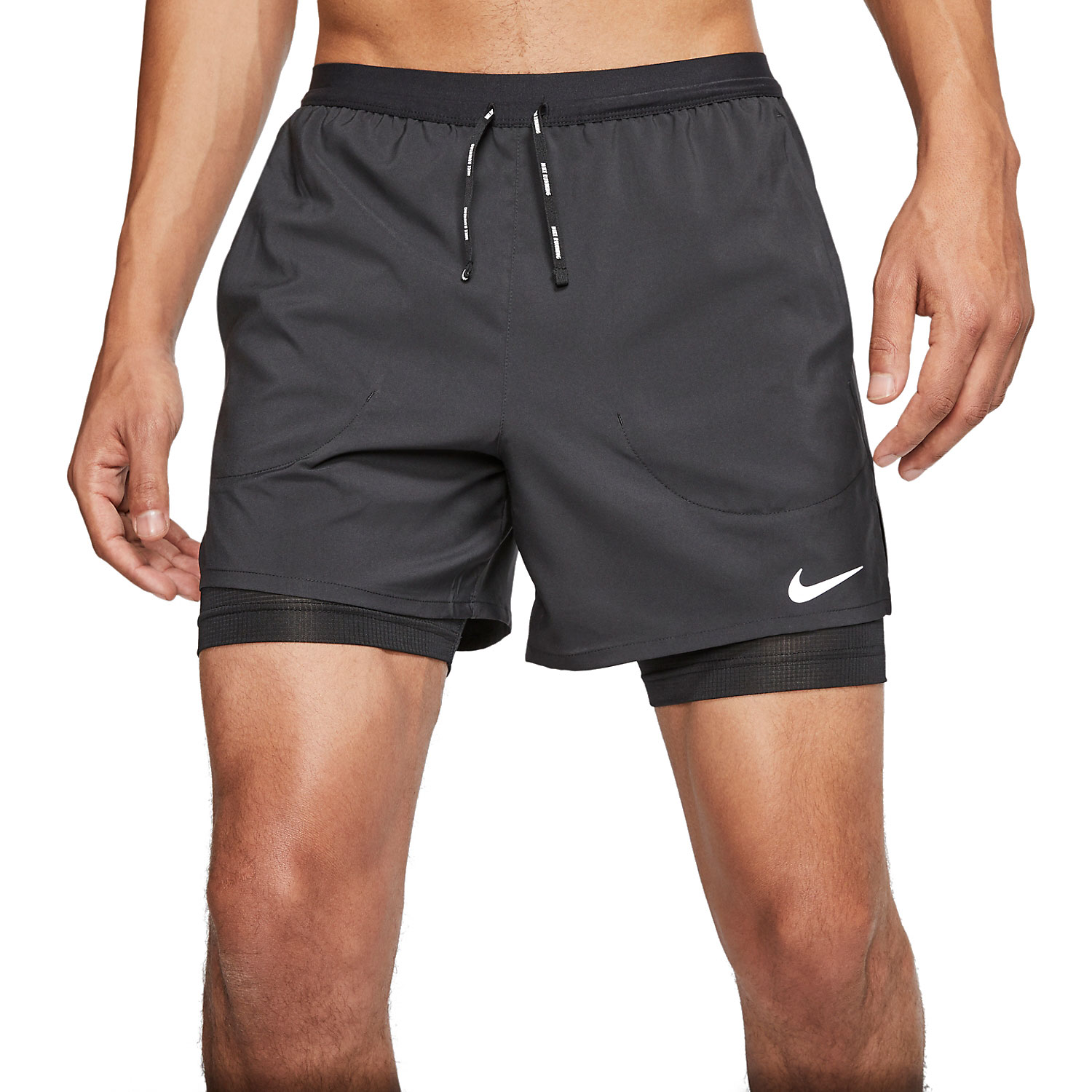 Nike Flex Stride 2 in 1 Pantaloncini da Running Uomo - Black