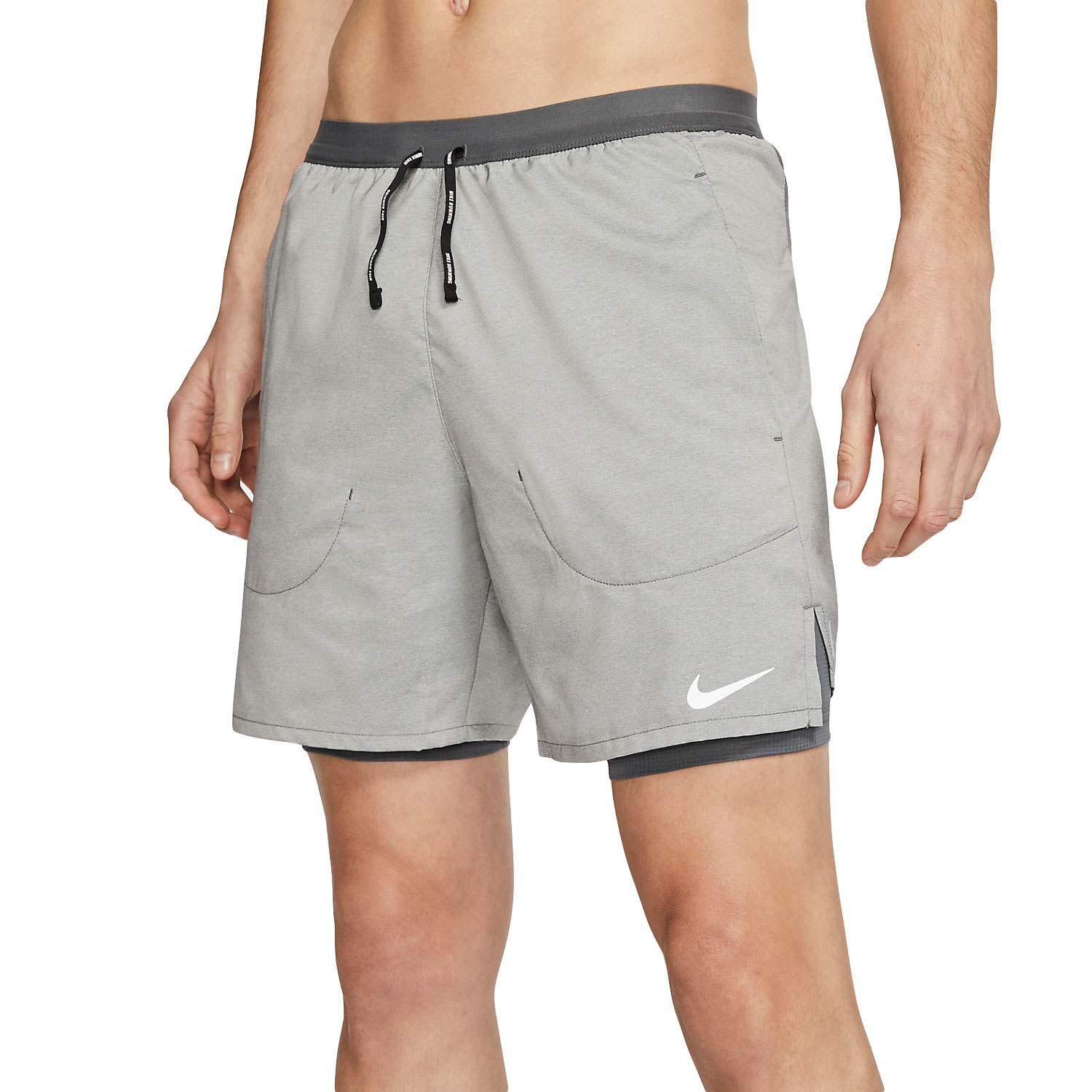 nike grey running shorts