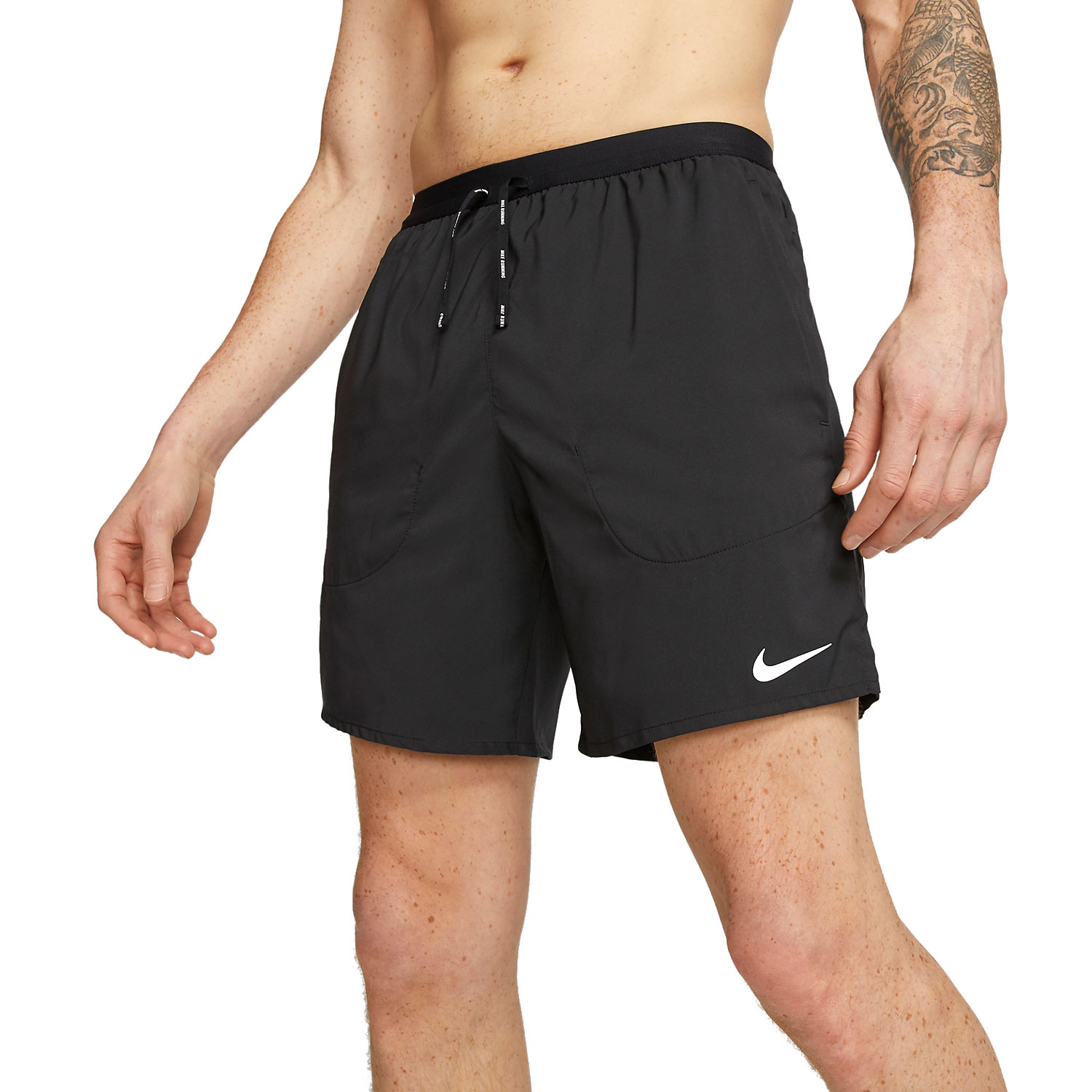 black nike reflective shorts
