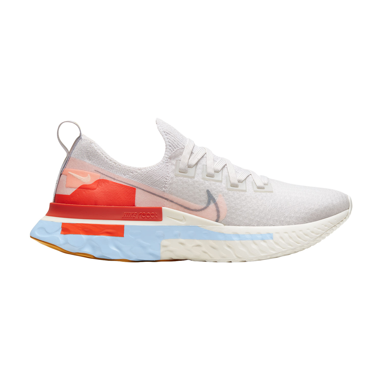 nike running shoes pink and grey