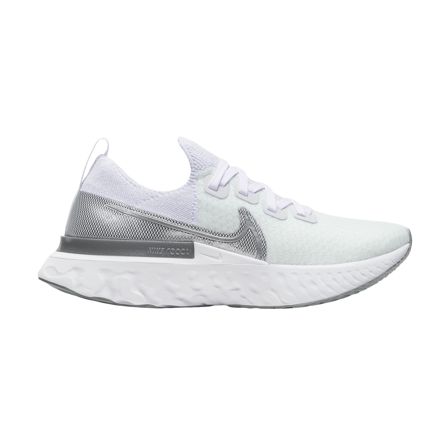 nike silver white