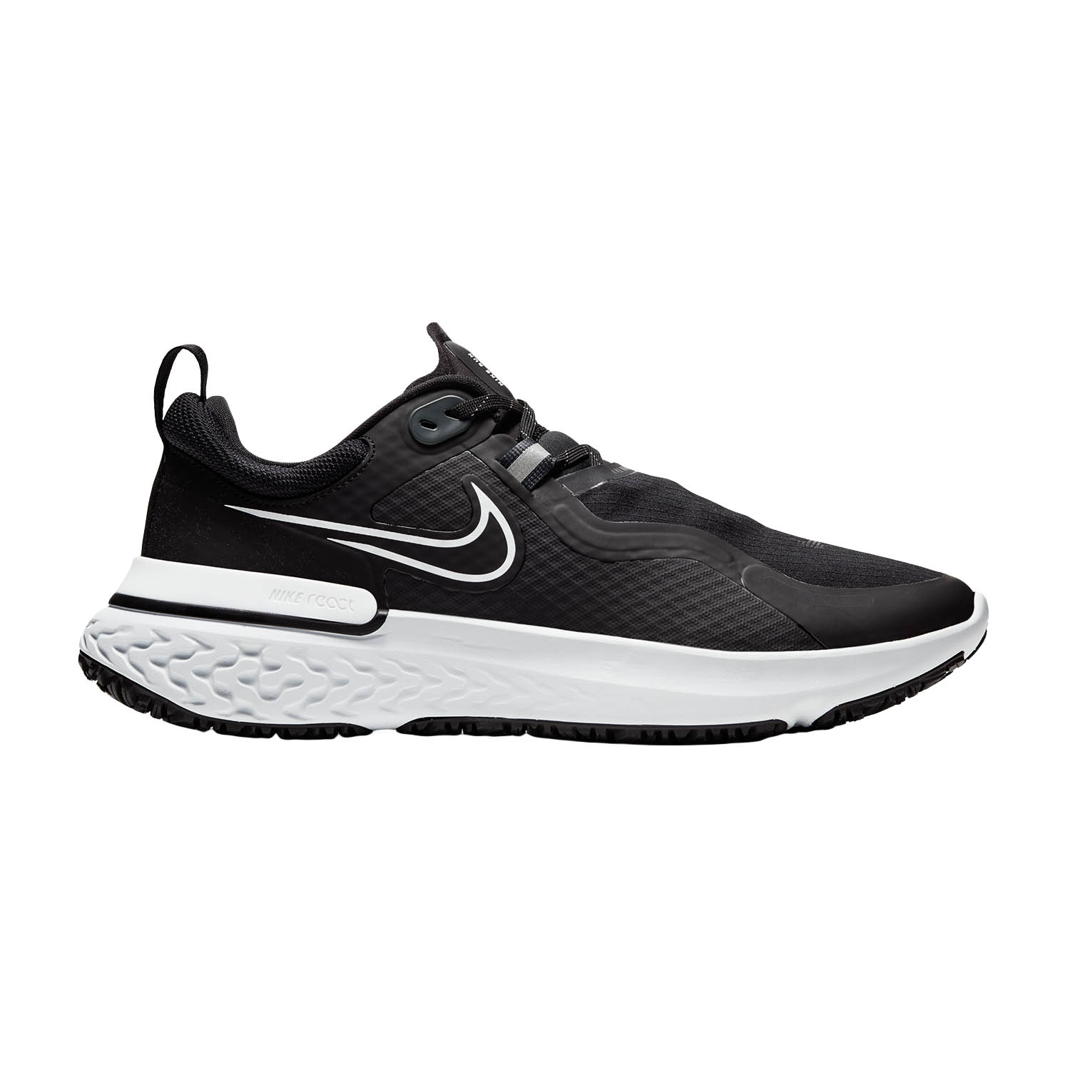 nike react black white