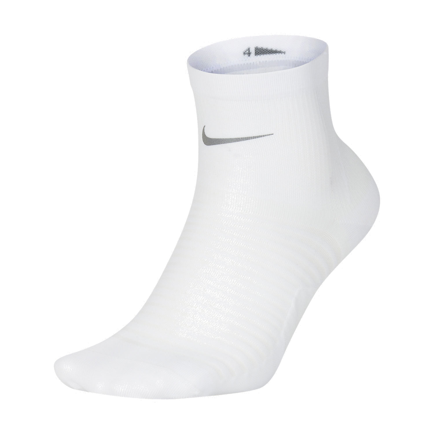 Nike Spark Lightweight Running Socks - White/Reflective
