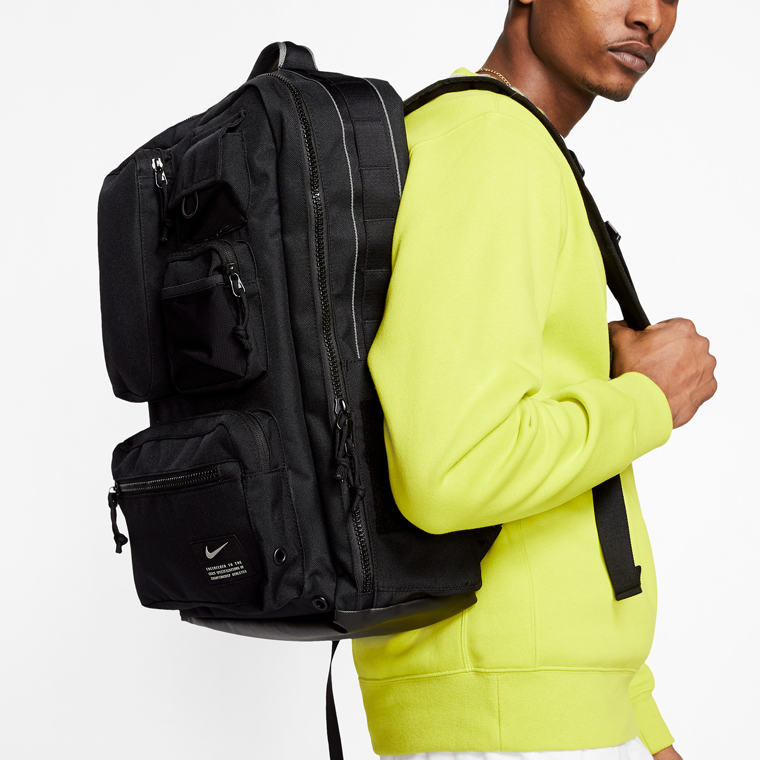 Nike Utility Elite Backpack - Black/Enigma Stone