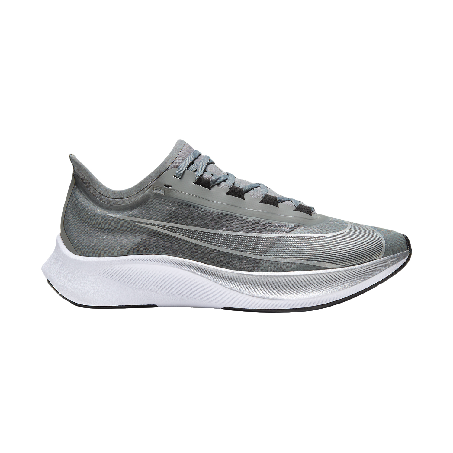 Nike Zoom Fly 3 Men's Running Shoes - Particle Grey/Silver