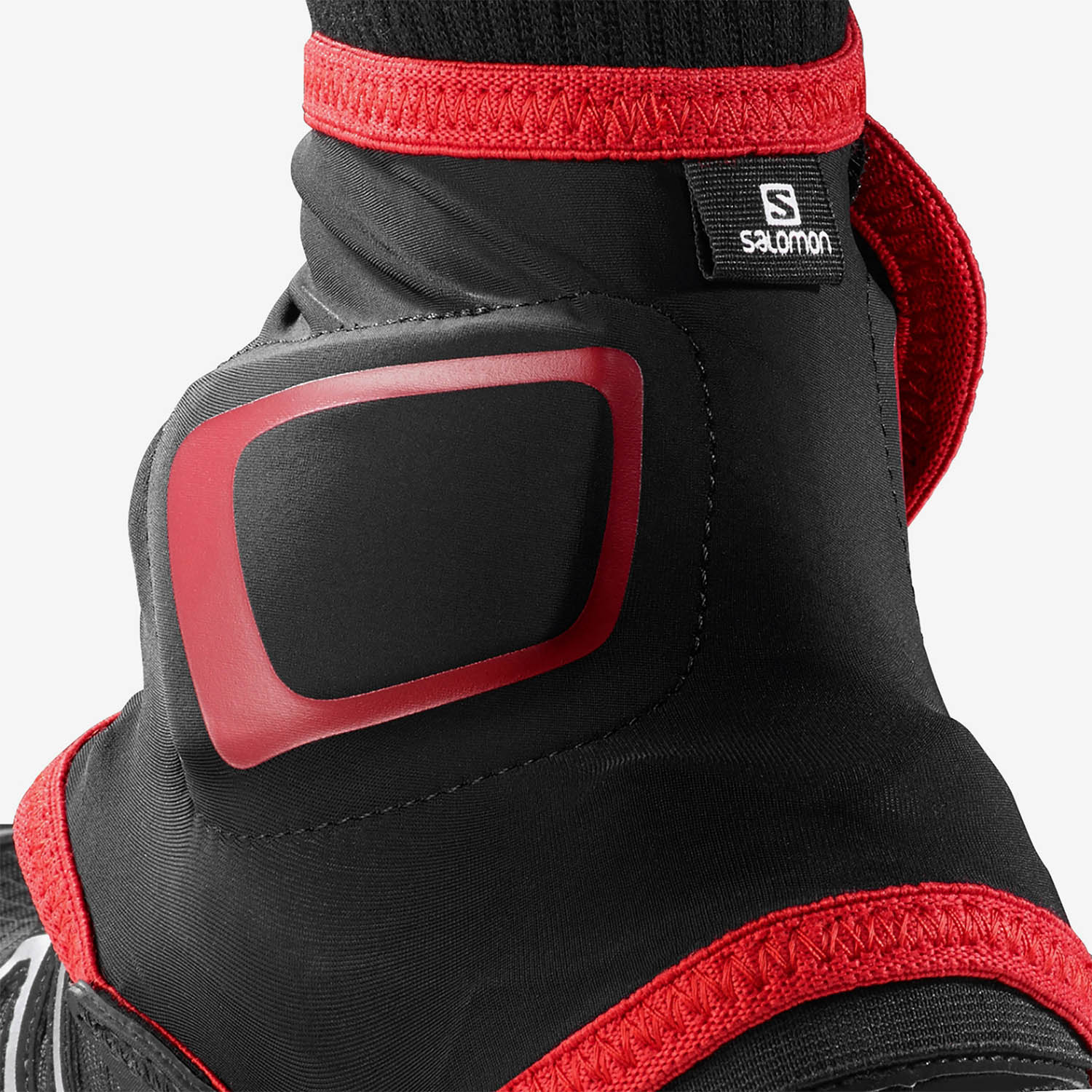 Salomon Trail High Gaiters - Black/Red