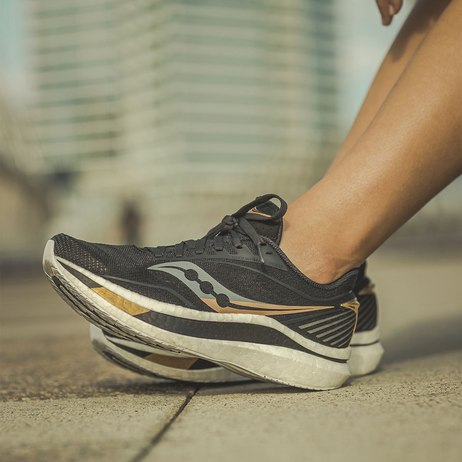 saucony black and gold