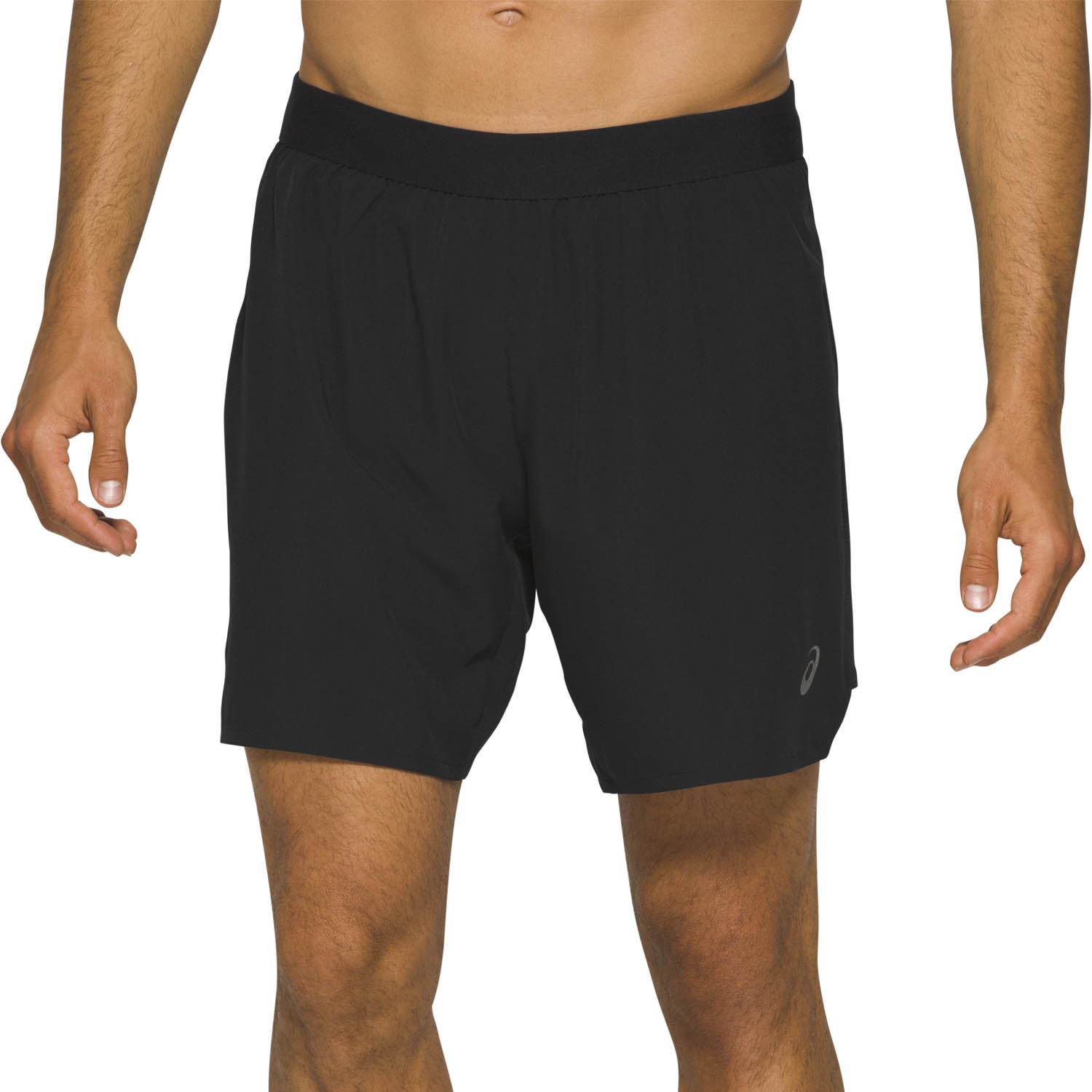 asics 2 in 1 mens running shorts