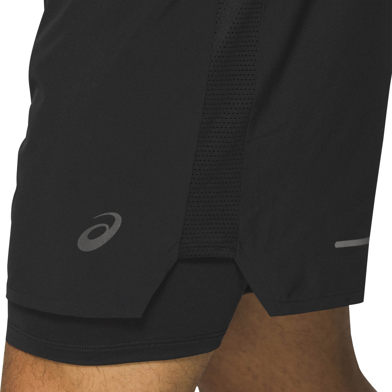 Asics Road 2 in 1 7in Shorts - Performance Black