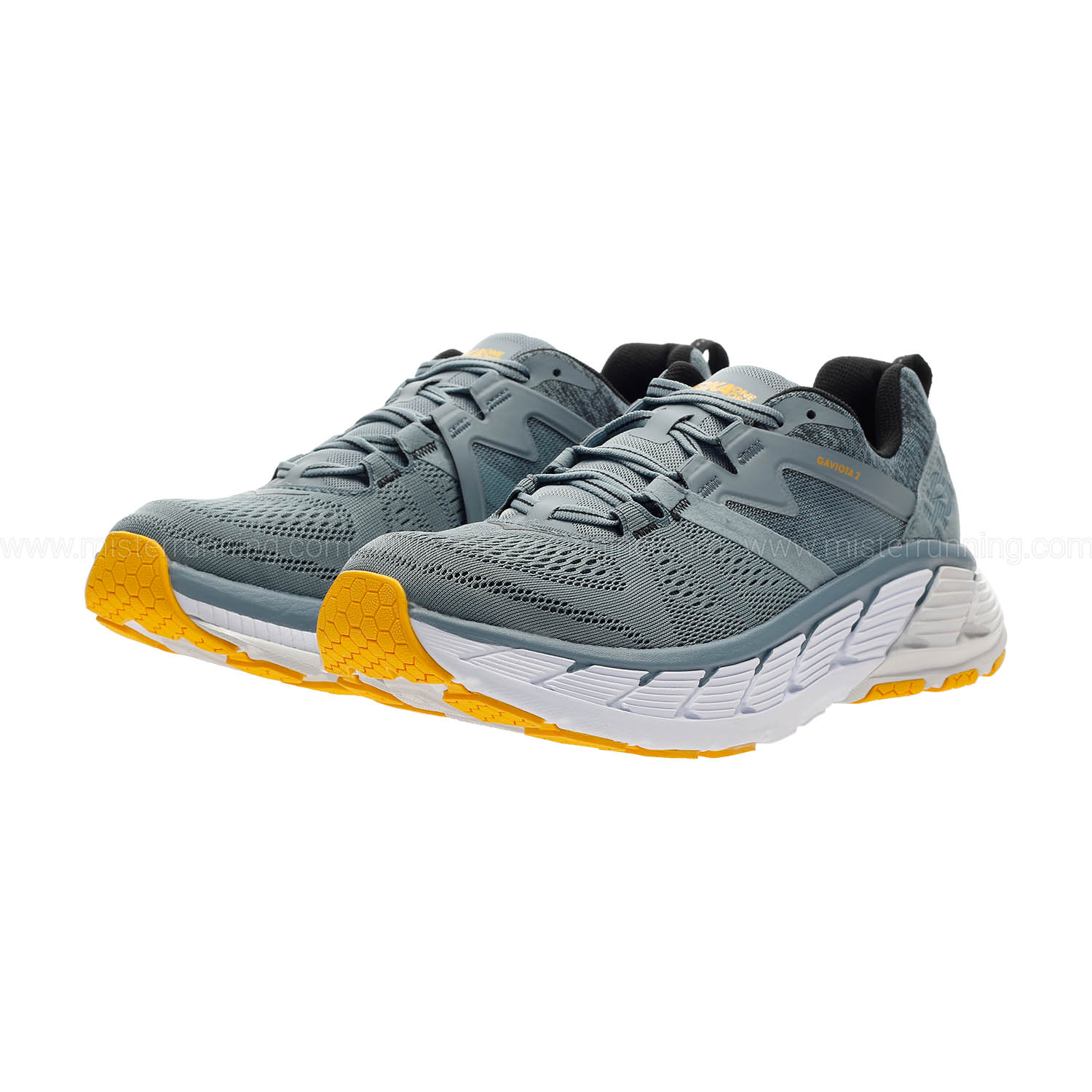 Hoka One One Gaviota 2 Men's Running Shoes - Lead/Anthracite