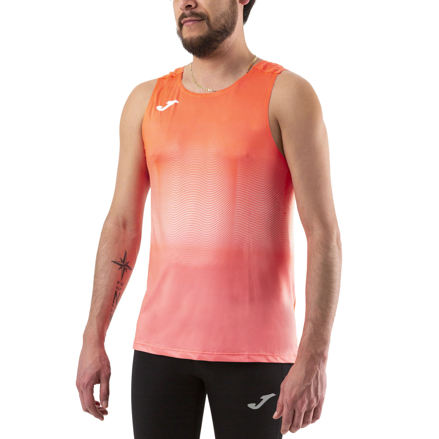 Joma Elite VII Tank - Fluor Coral/White