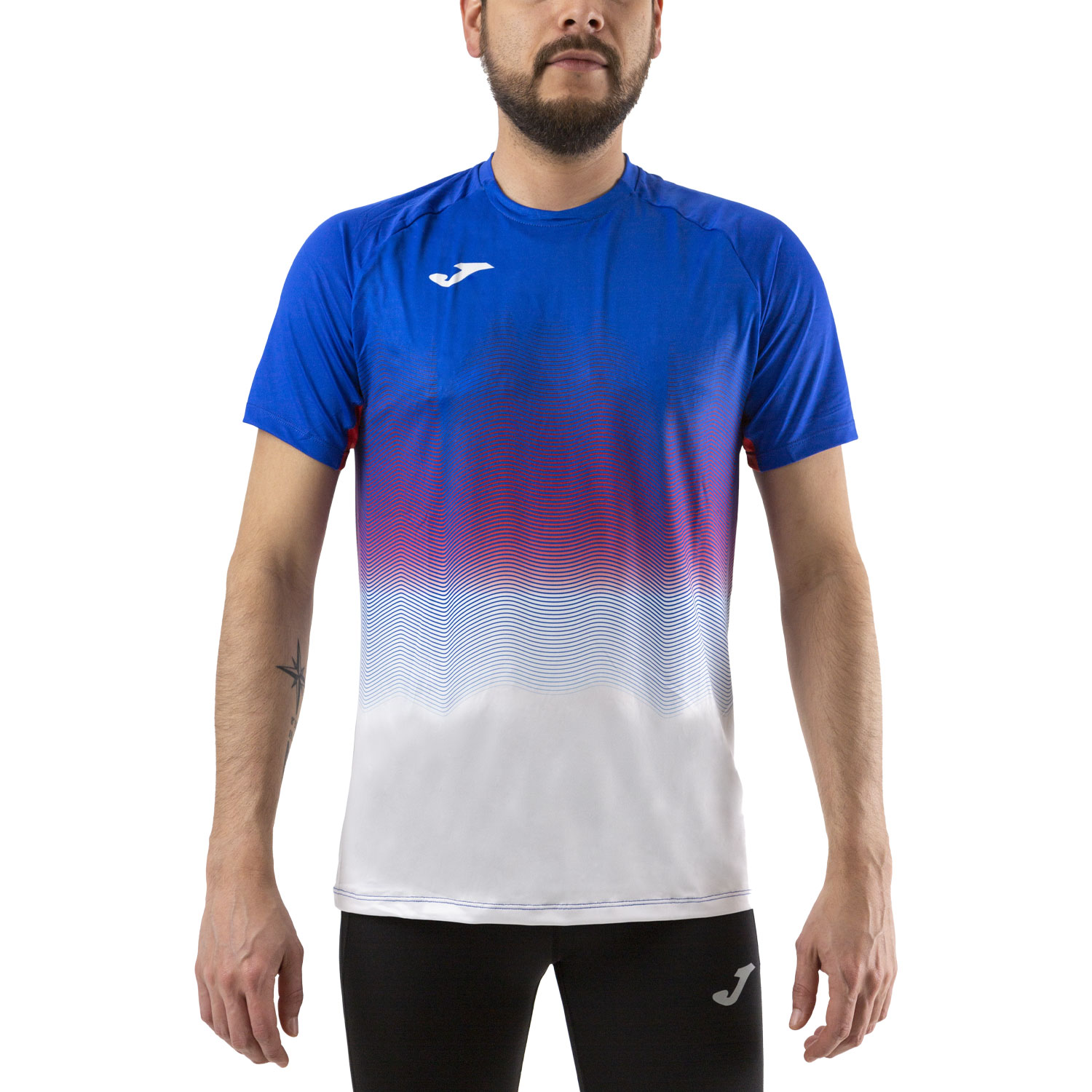 Joma Elite VII Camiseta de Running Hombre - Royal/White