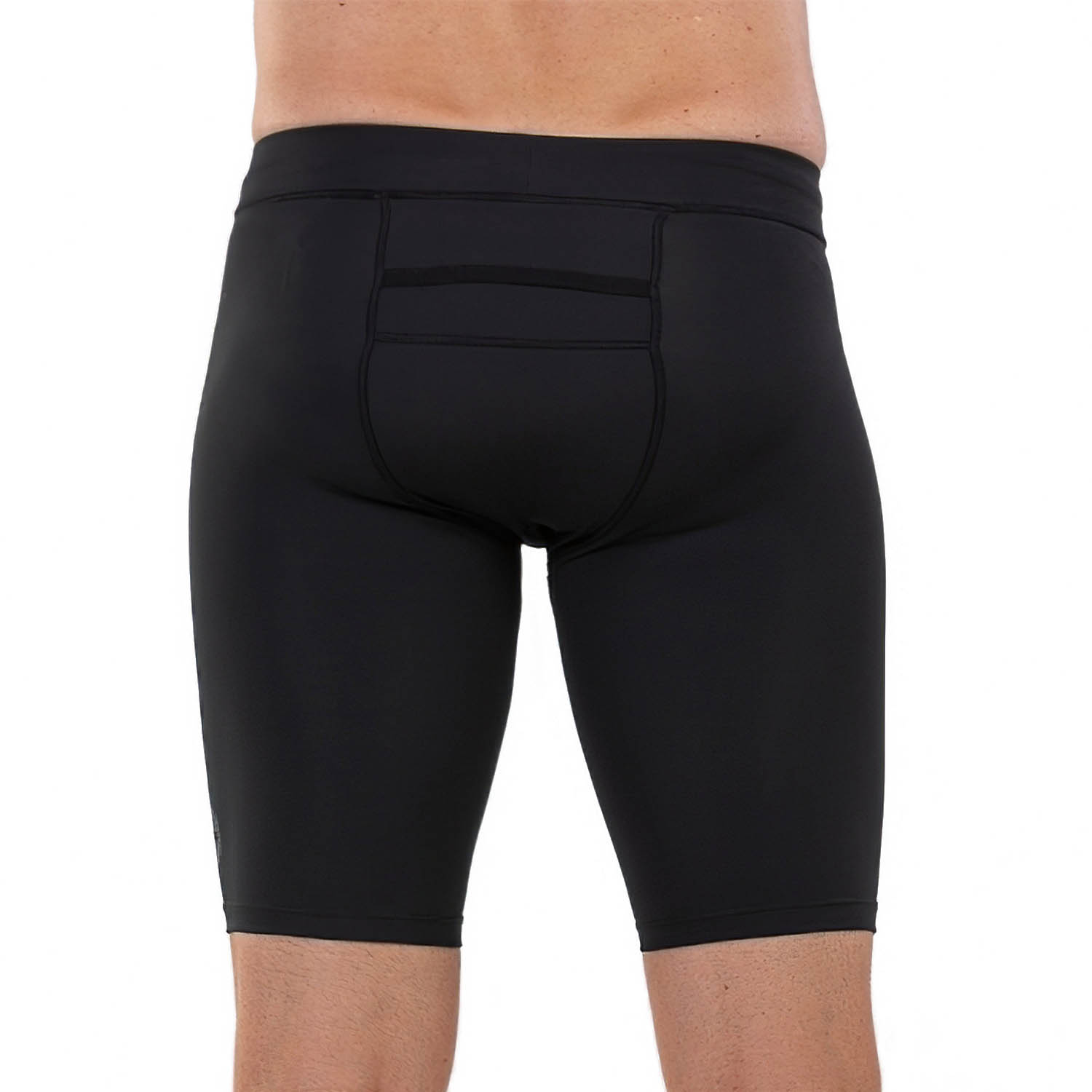 Joma Night Reflective Men's Running Short Tights - Black