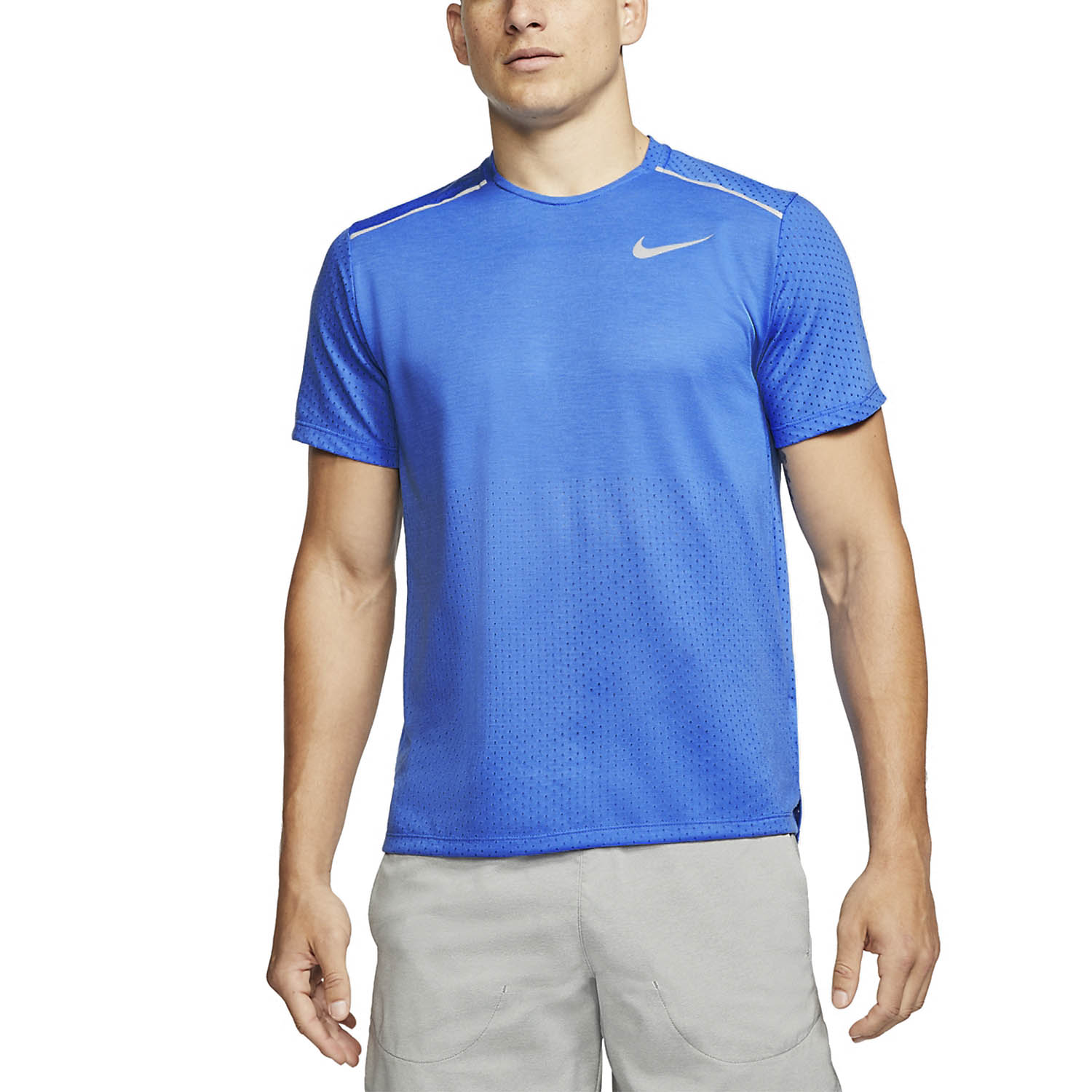 camiseta running hombre nike