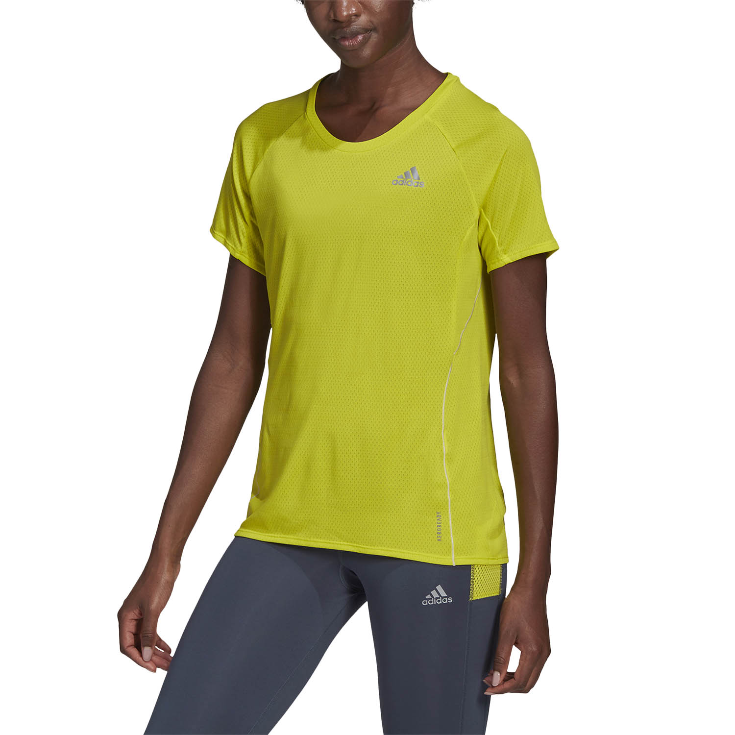 adidas Camiseta de Running - Acid Yellow