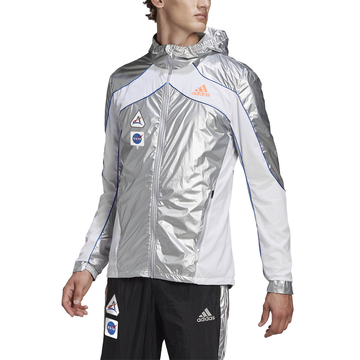 adidas silver jacket